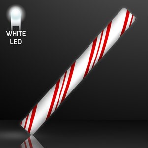 Candy Cane Light Up Foam Batons 16" Cheer Sticks - BLANK