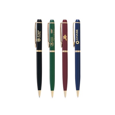 Glisten Enamel Coated Ballpoint Twist Metal Pen