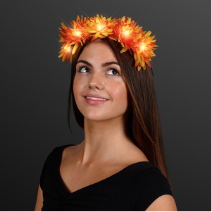 Light Up Autumn Festival Floral Headband - BLANK
